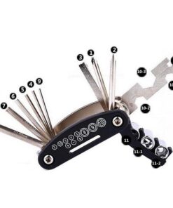 16 in 1 Bike Pocket Repair Tools Set Bicycle Multifunctional Tool Kit