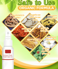 Instant Pain Relief Herb Oil