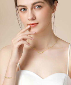 Love Transfer Gold Necklace Woman