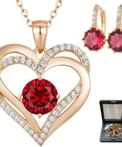 Golden Latest Neckless & Earrings Combo pack