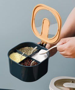 Multi-Function Four Grid Spice Box