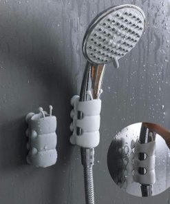 ২ পিস Bathroom Punch-Free Relocatable Wall Shower Head Bracket Suction Cup Holder( ২ পিস)