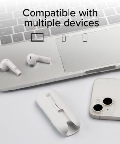 Q-touch TWS Earbuds Bluetooth Support AAC, SBC Long Battery Life BT V5.3 Fast Slide to Open The Earbuds