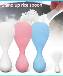 Self-Standing Rice Paddle – Non-Stick, Heat-Resistant Rice Spoon for Cooker or Pot