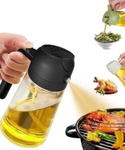 2-In-1 Glass Oil Dispenser Suitable Forkitchen 2-In-1 Glass Oil Dispenser & Sprayer